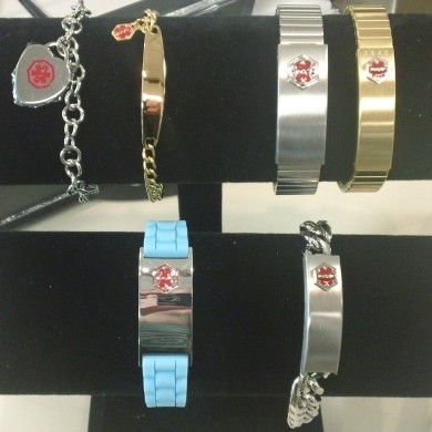 Engraved Medical Bracelets