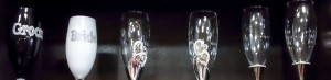 wedding gifts - champagne glasses for weddings